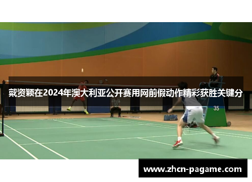 戴资颖在2024年澳大利亚公开赛用网前假动作精彩获胜关键分